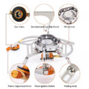 Camping Gas Burner Wind Proof Stove